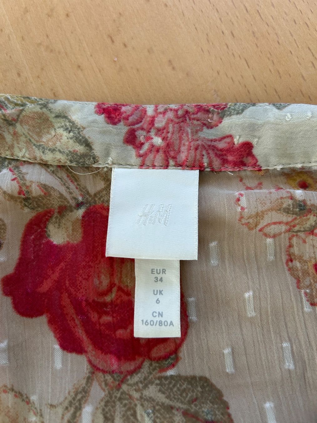 H&M Vestiti: Robe ample fleurie taille 34 (taille grand) – Usato da Pully venduto da nisola 3