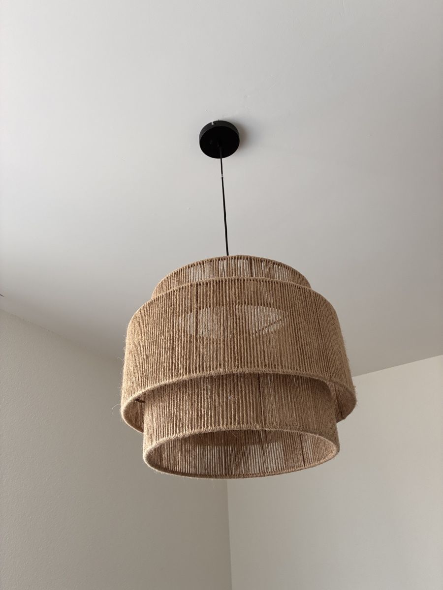 Westwing Lampadari & plafoniere: Westwing Hängelampe Korbgeflecht braun – Usato da Oftringen venduto da westman