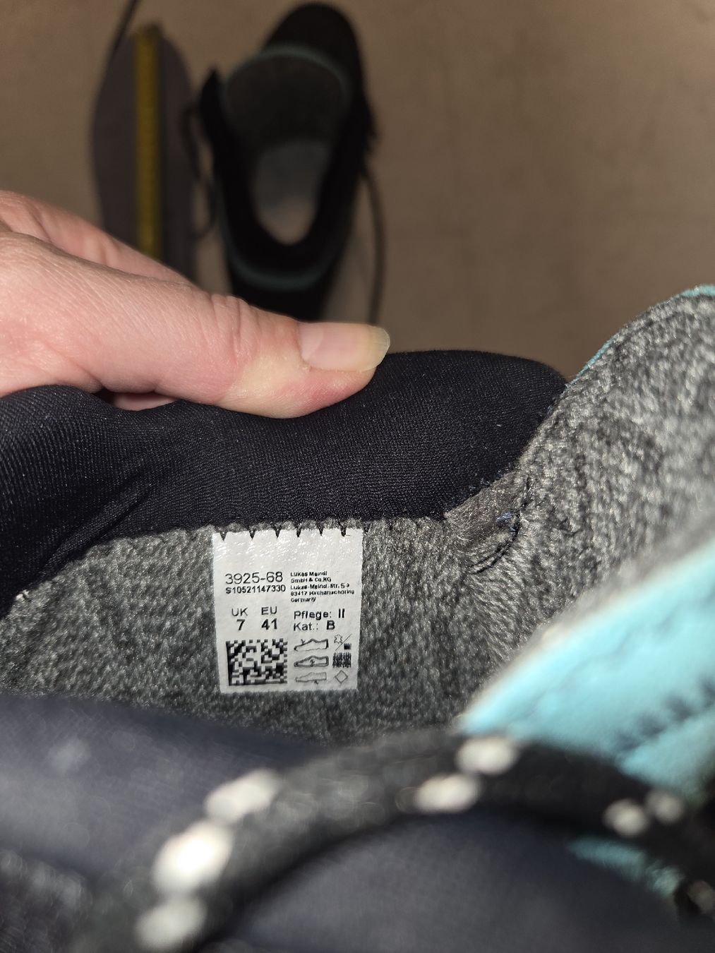 Meindl Scarpe da donna: Meindl Wanderschuhe Grösse 41 dunkelblau hellblau  – Nuovo (secondo la descrizione) da Worb venduto da Quiet21 4