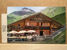 AK von Restaurant Schiltalp in Lauterbrunnen