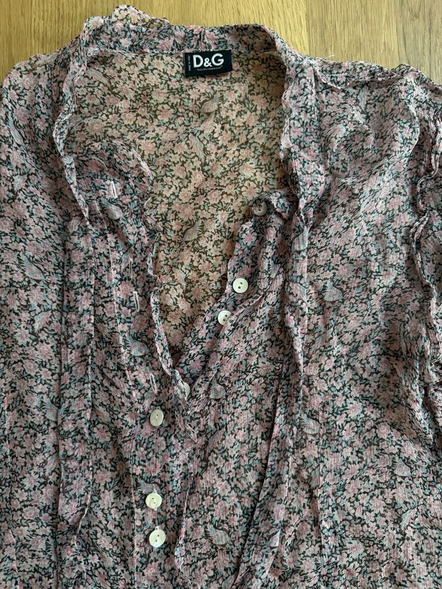 Dolce & Gabbana Camicette: Bluse D&G Blumen Gr. S  Dolce & Gabbana – Usato da Itingen venduto da Granini_93 2