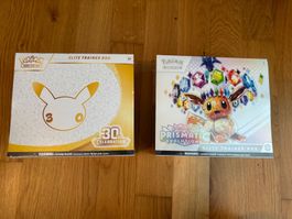 1x Prismatic Evolutions ETB & 1x 30th Pokemon ETB 🇺🇸Sealed