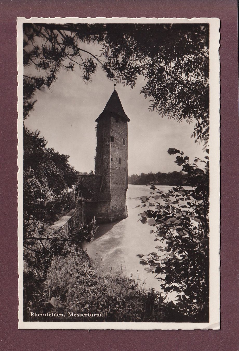 Ansichtskarten: RHEINFELDEN - Messerturm – Gebraucht aus Pully von nicecards