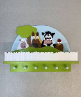 Garderobe Kinder Bauernhof mit geräumiger Ablage