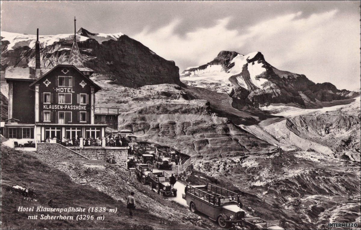Cartoline postali: Klausen // alte Postautos 1940 – Usato da Basel venduto da intermezzo12