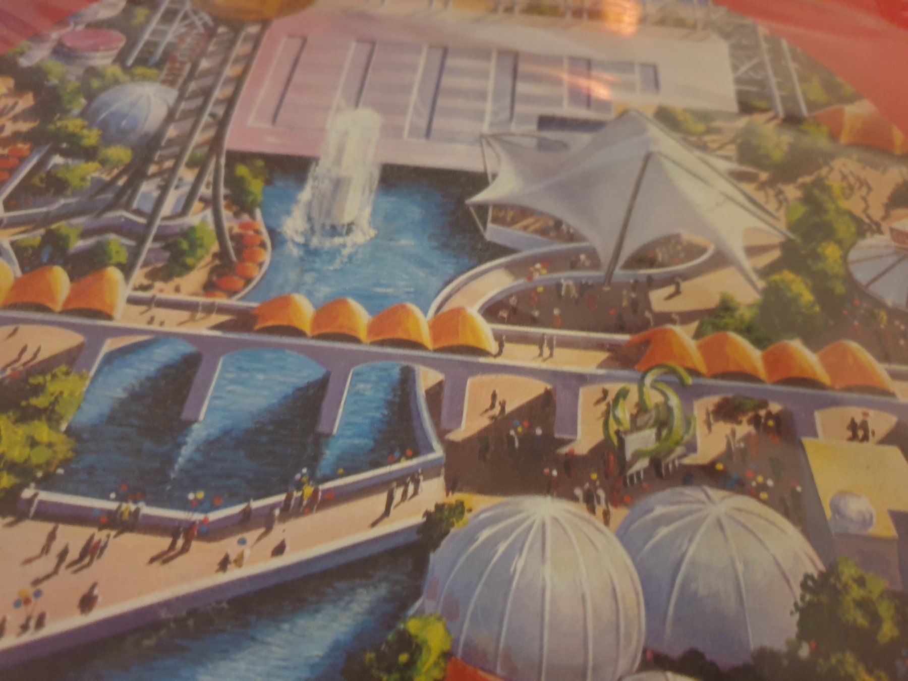 Coca-Cola Insegne: Coca Cola Schild, World Fair 1982, Original – Usato da Belp venduto da Ginus85 2