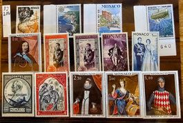 MONACO timbres neufs **, 1967-84