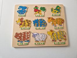 Holz Lernpuzzle