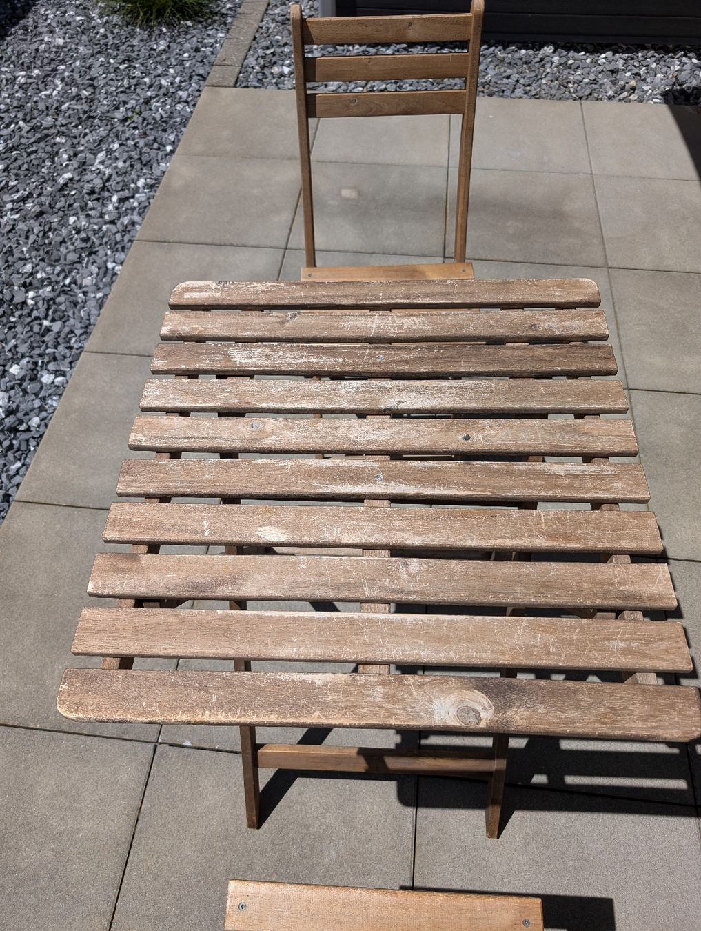Ikea Set di tavolo e panche: Gartentisch mit zwei Stühlen, Askholmen Ikea – Usato da Buttwil venduto da Sadusk 1
