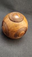 Antiker Treen Puzzle Ball SCHNUPFTABAK-BEHÄLTER