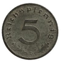Deutschland - 5 Reichspfennig - 1941 - D