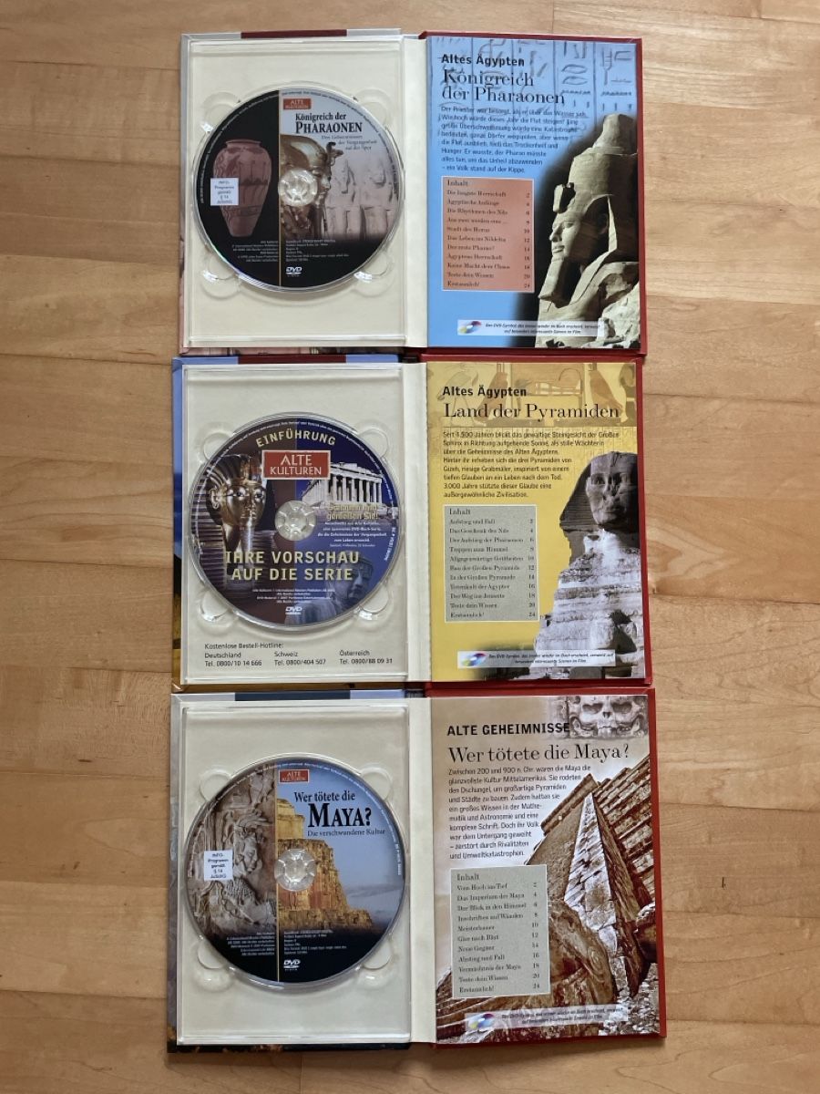 Tutti i DVDs: Alte Kulturen (3 DVD) – Usato da Münchwilen TG venduto da SupperTipper21 3
