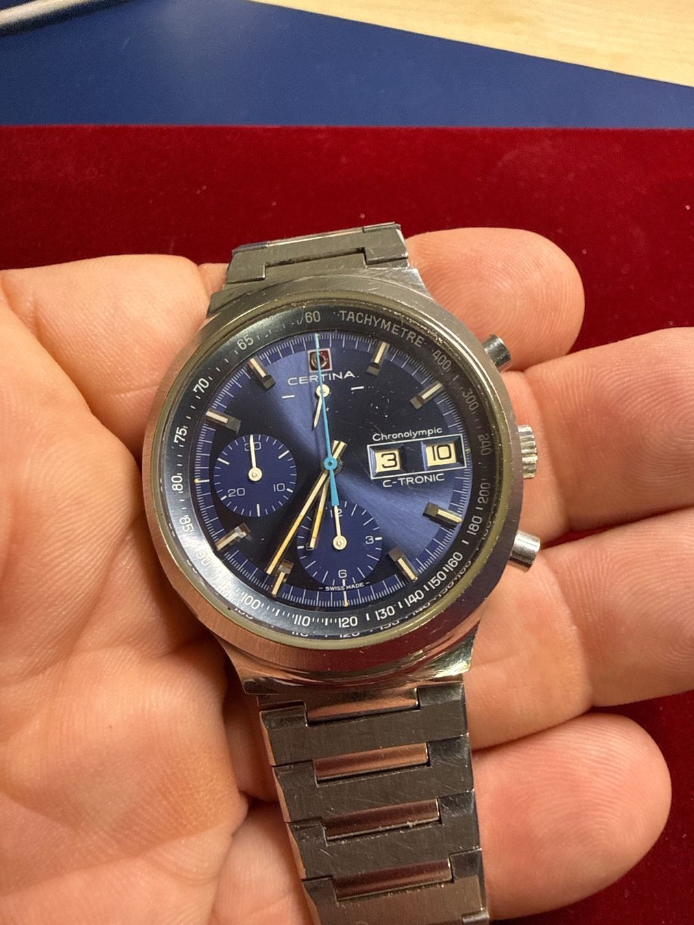Certina Uhren: Certina C-Tronic Chronolympic 38 mm – Gebraucht aus Pfeffingen von Allhandelklgwatches