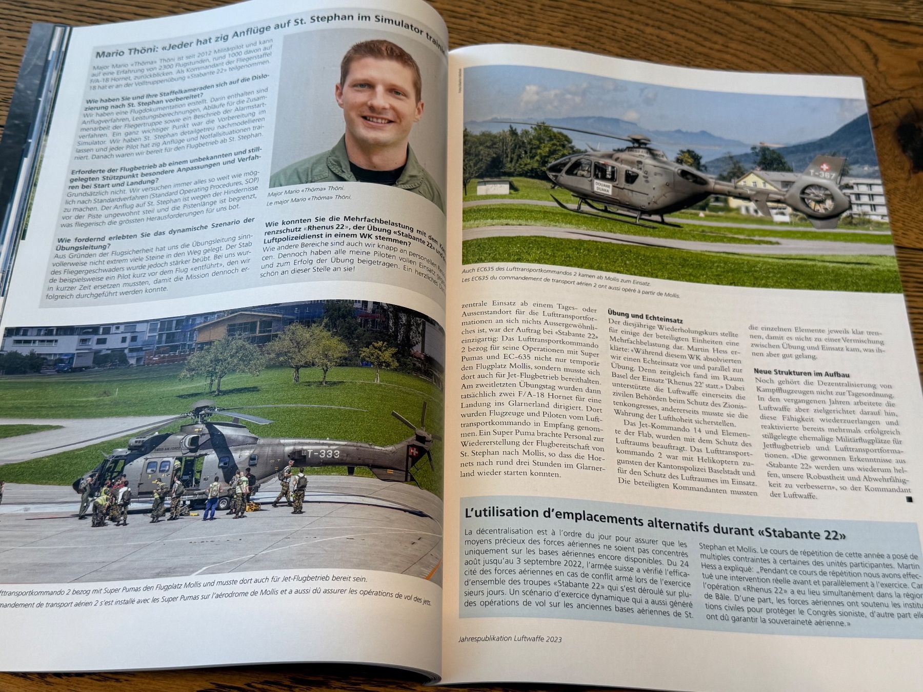 Zeitschriften & Magazine: Jahrespublikation 2023 Schweizer Luftwaffe - Schweizer Armee – Gebraucht aus Brütten von Hst1 6