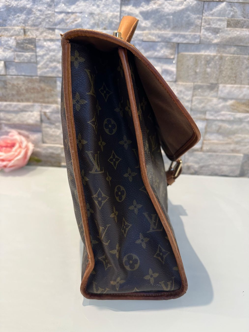 Louis Vuitton Valigie & Borse: Louis Vuitton Aktentasche Canvas - Nr. 677 – Nuovo (secondo la descrizione) da Hittnau venduto da LuxAndMore 2