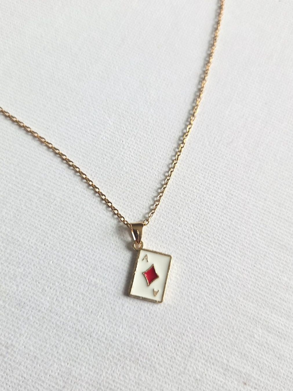 Catenine: Kette mit Spielkarten Anhänger – Nuovo (secondo la descrizione) da Weggis venduto da Leeclipse 1