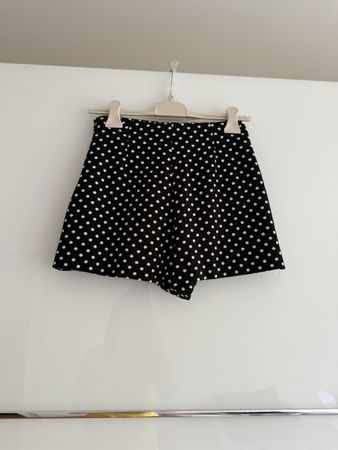 Rock Damen Tupfen Schwarz Grösse xs guter Zustand