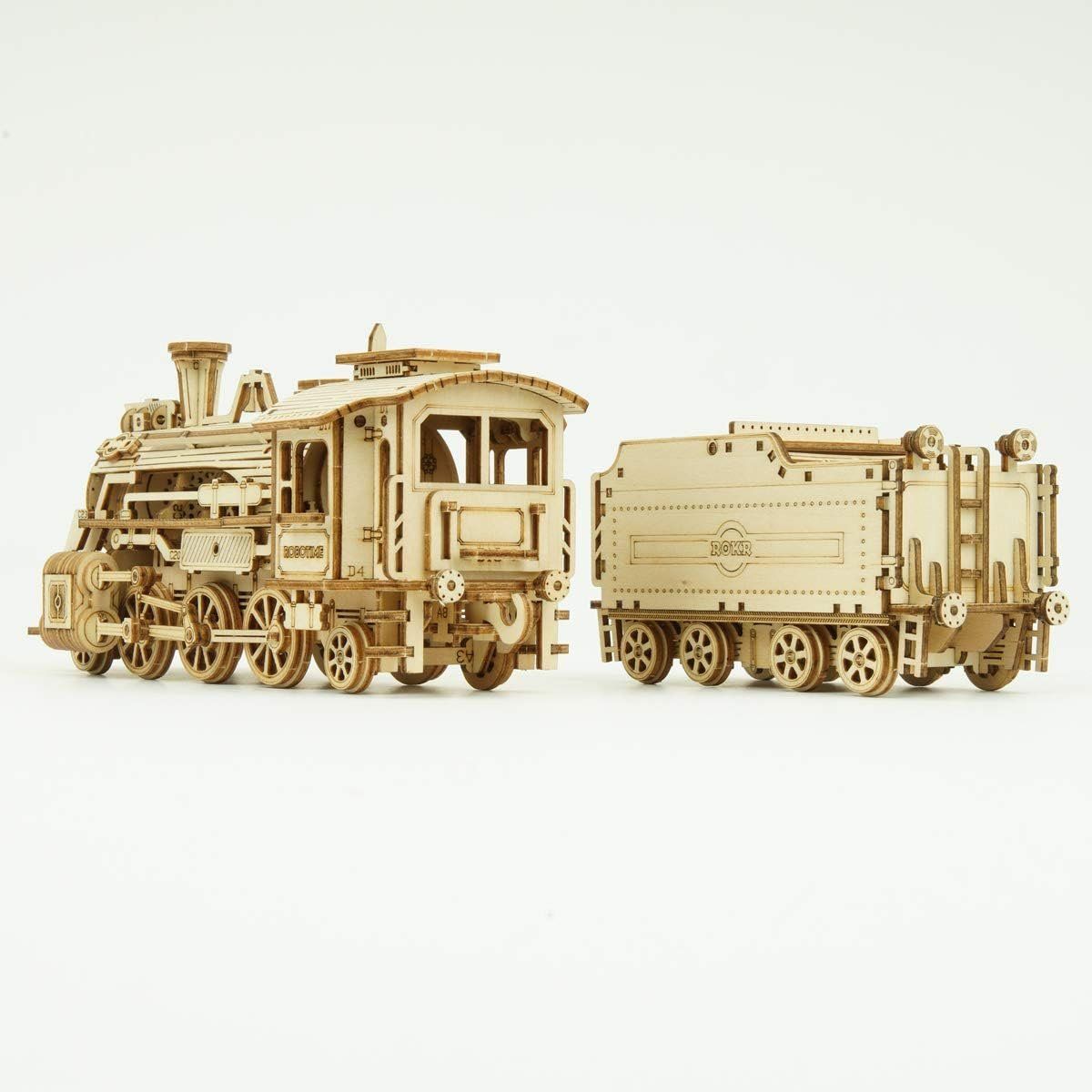 Puzzle: 3D Puzzle Dampflokomotive Holzpuzzle – Nuovo e nell'imballaggio originale da Châtelaine venduto da topshop.switzerland 4