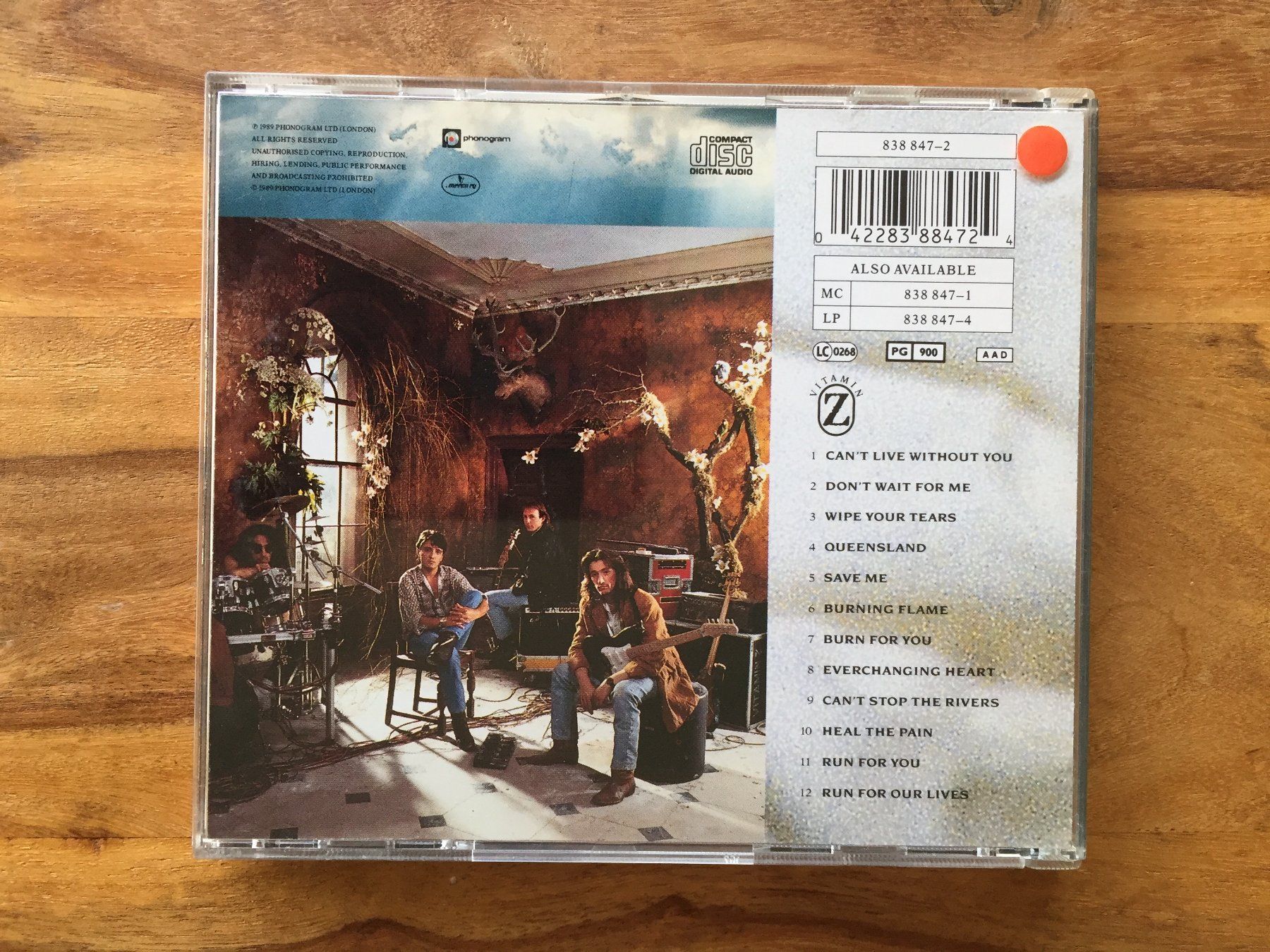 CD: Vitamin Z - Sharp Stone Rain – Usato da Horgen venduto da flyingpenguin2000 2