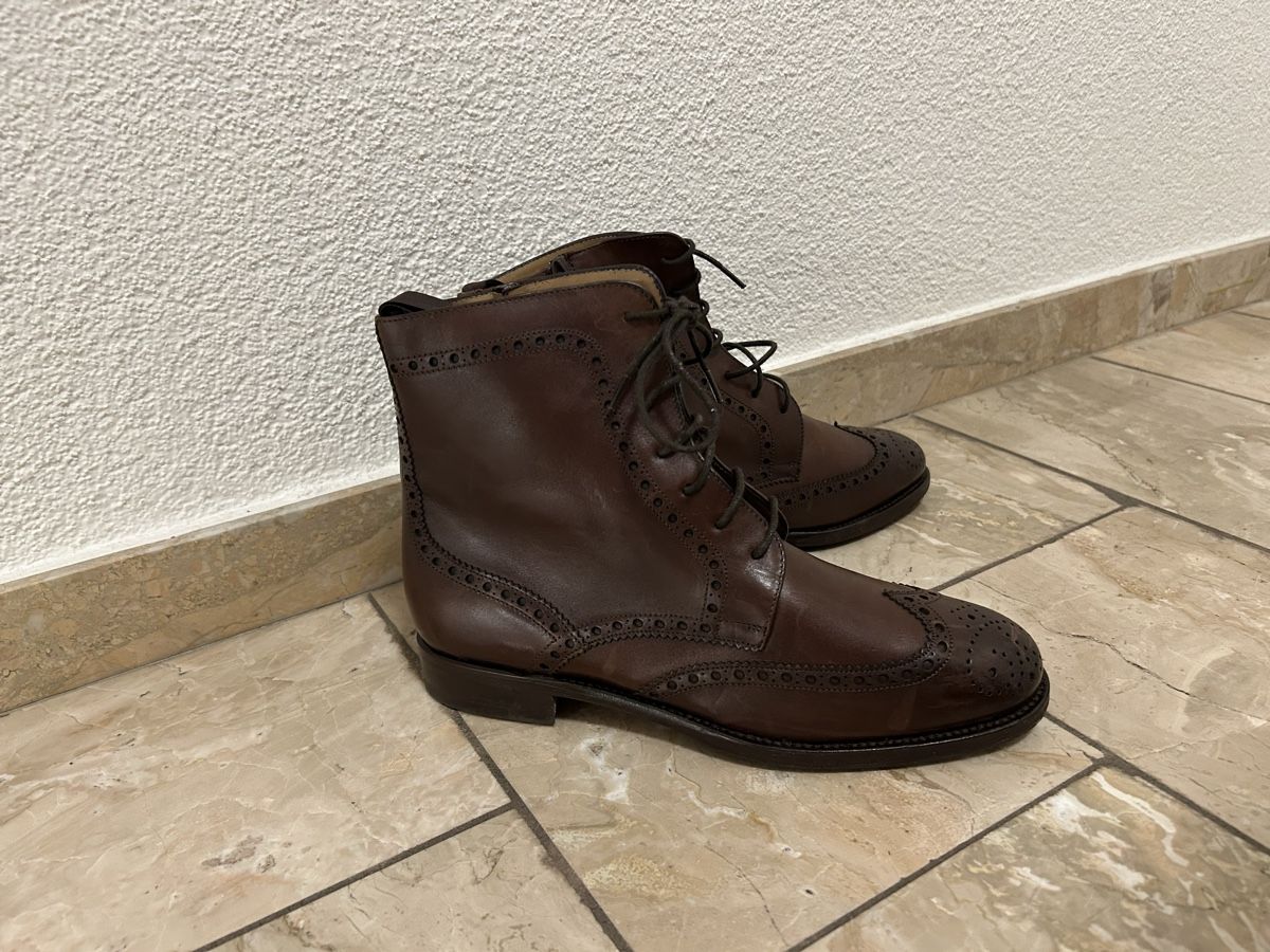 Scarpe da donna: Herbst-Lederstiefel mit Muster – Usato da Zürich venduto da sop_82jx 3