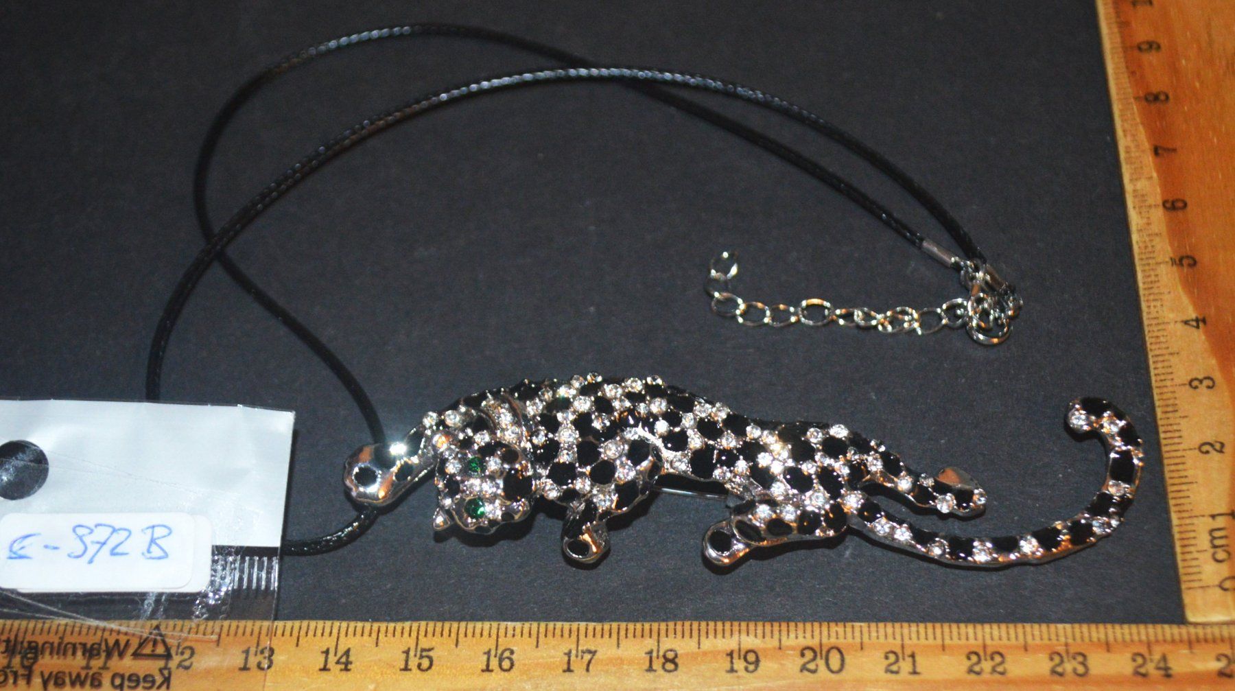 Spille & Fermagli: Brosche oder Halskette C-372B – Leopard silbrig - Strass – Nuovo e nell'imballaggio originale da Goldiwil (Thun) venduto da han_v5b7 4
