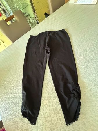 Leggings neri 3/4 tg.2XL Chris Line Casual