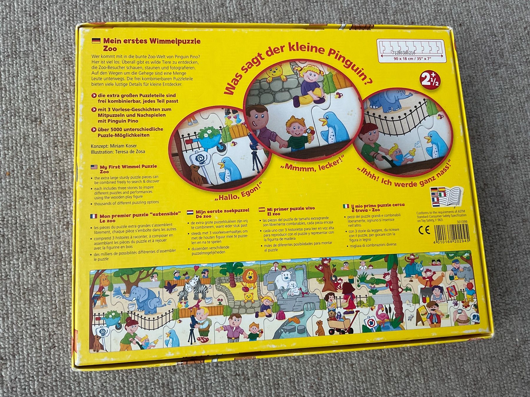 Haba Puzzle: Haba, Wimmelpuzzle Zoo – Usato da Niederteufen venduto da sicmu 2