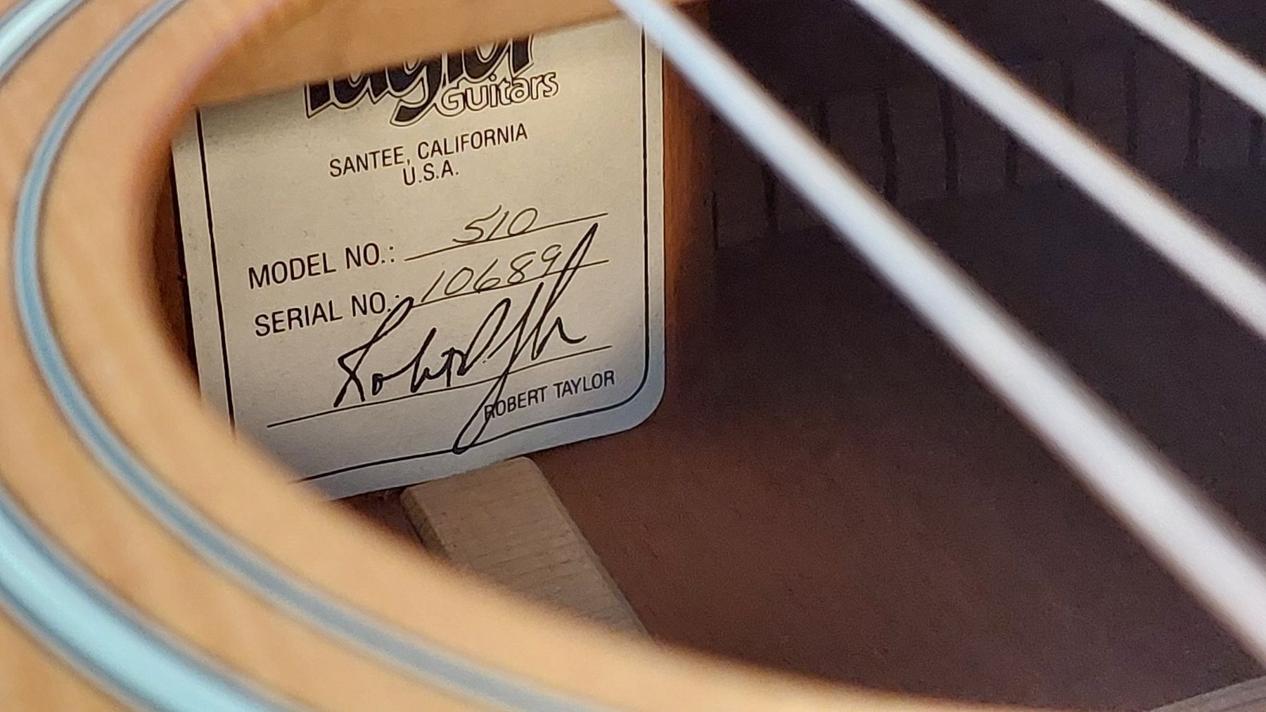 Taylor Strumenti musicali: Taylor 510 Westerngitarre, 1990 – Usato da Seeberg venduto da Gebi8 2
