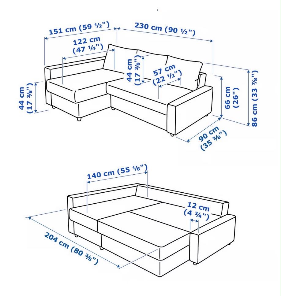 Sofas: Sofa/Bettsofa grau Friheten – D'occasion à Birrwil par nat_52jl 3