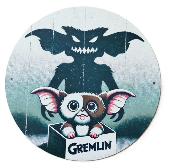 Insegne: GREMLINS - Blechschild  (neu/OVP) – Nuovo e nell'imballaggio originale da Wilen b. Wollerau venduto da morethanmusic
