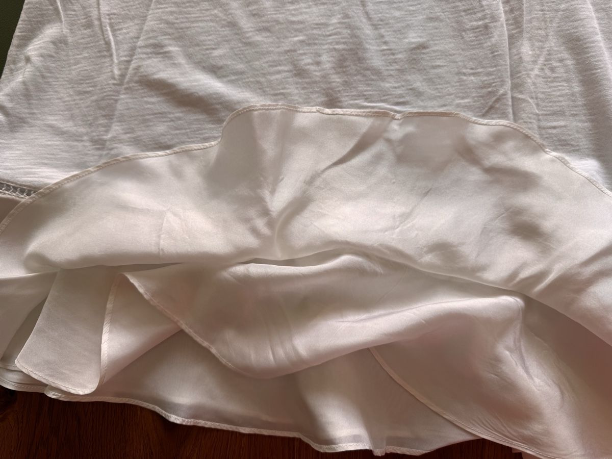 Rich & Royal T-shirt: Oberteil weiss Grösse M von rich&royal mit Einsatz – Nuovo (secondo la descrizione) da Aesch BL venduto da Micimacko-4 4