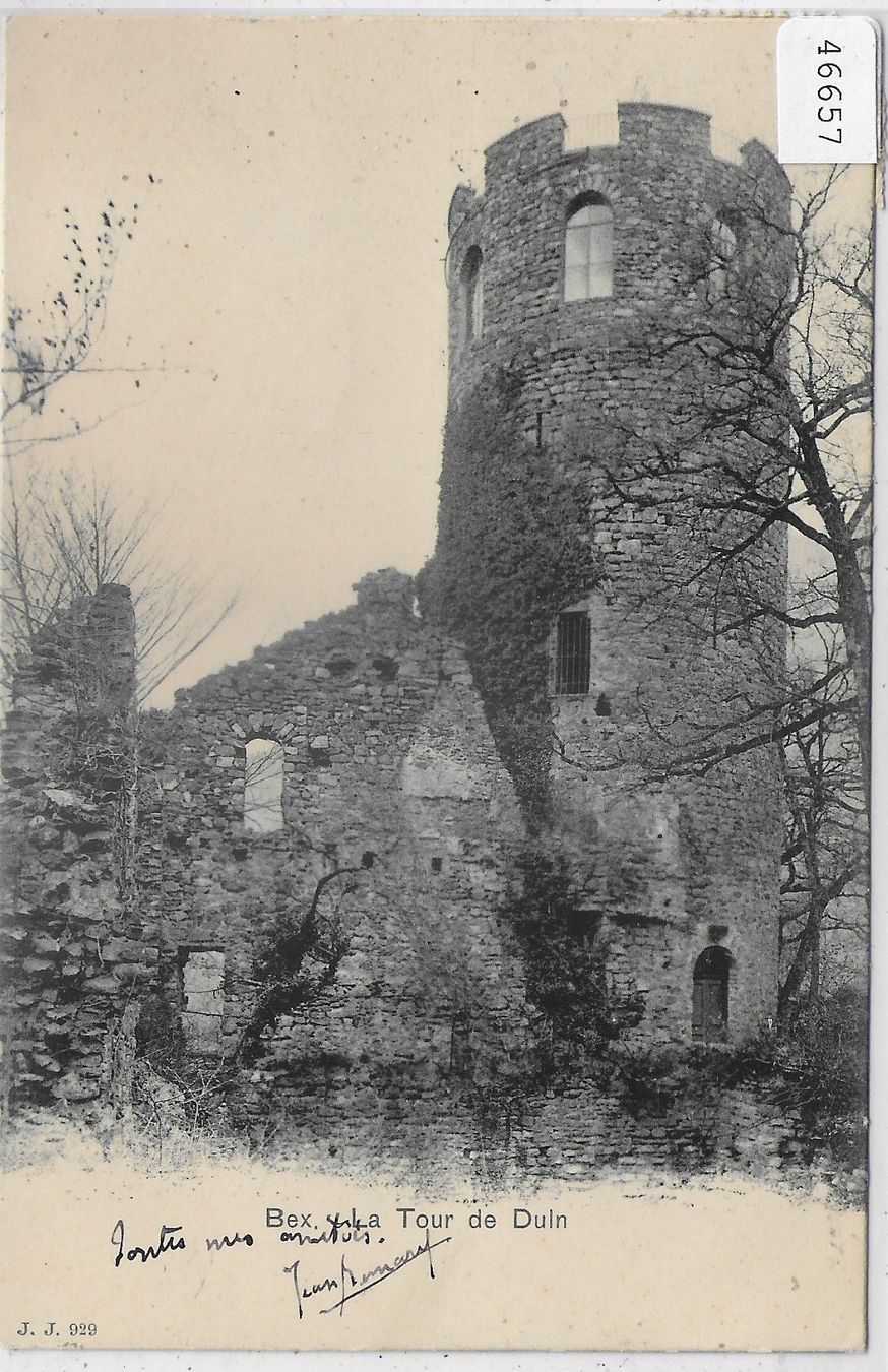 Cartoline postali: Bex - Tour de Duln – Usato da Ettingen venduto da Kartenplanet
