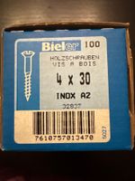 Holzschrauben Bieler 4x30, INOX A2, 100 Stk - Neu