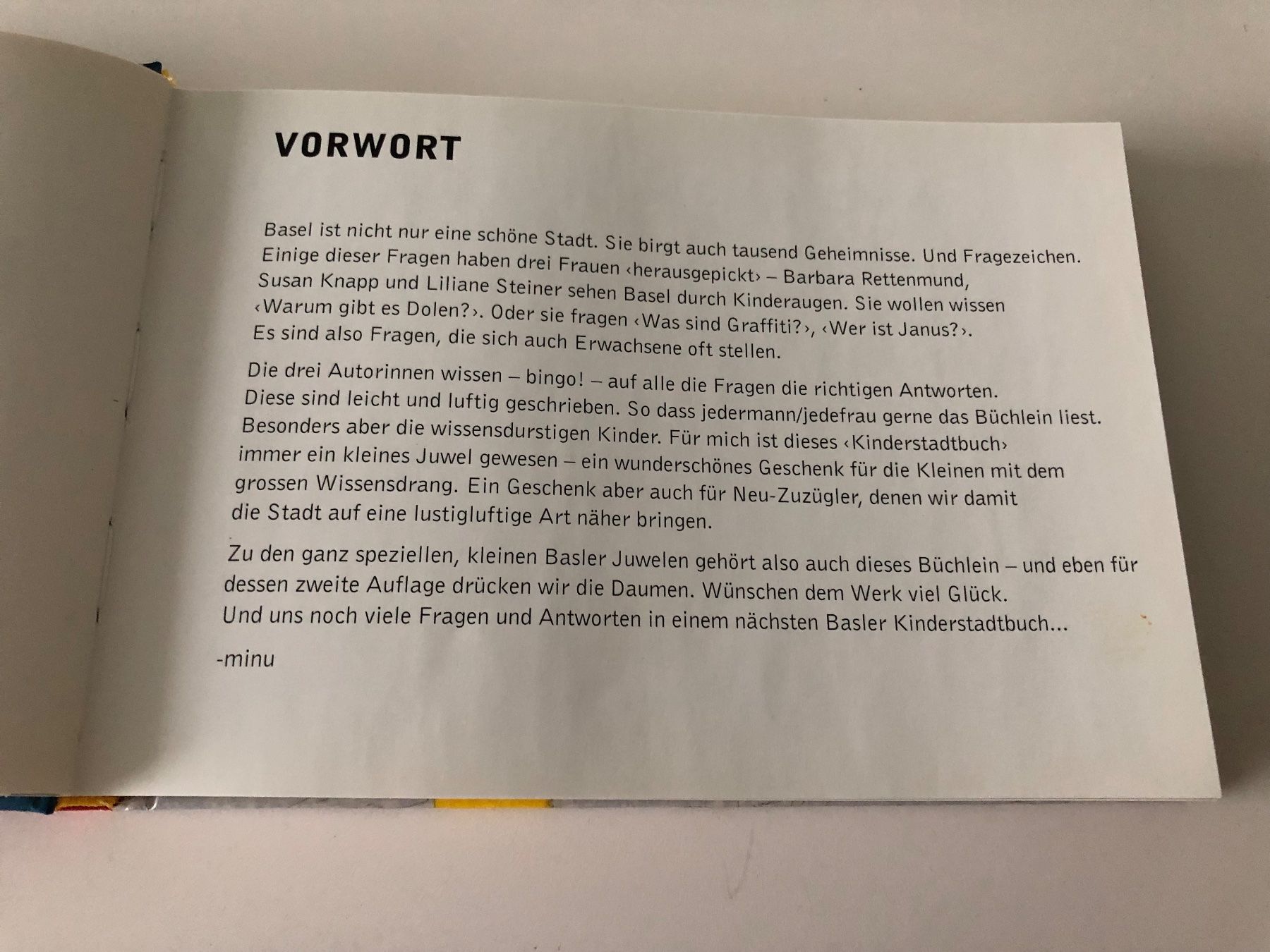 Libri: Kinderstadtbuch Basel – Usato da Bottmingen venduto da marktplatz-buecher 6