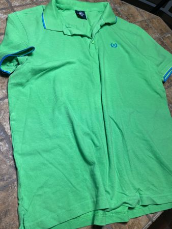 Polo verde Board Basic di cotone,nuova,XL