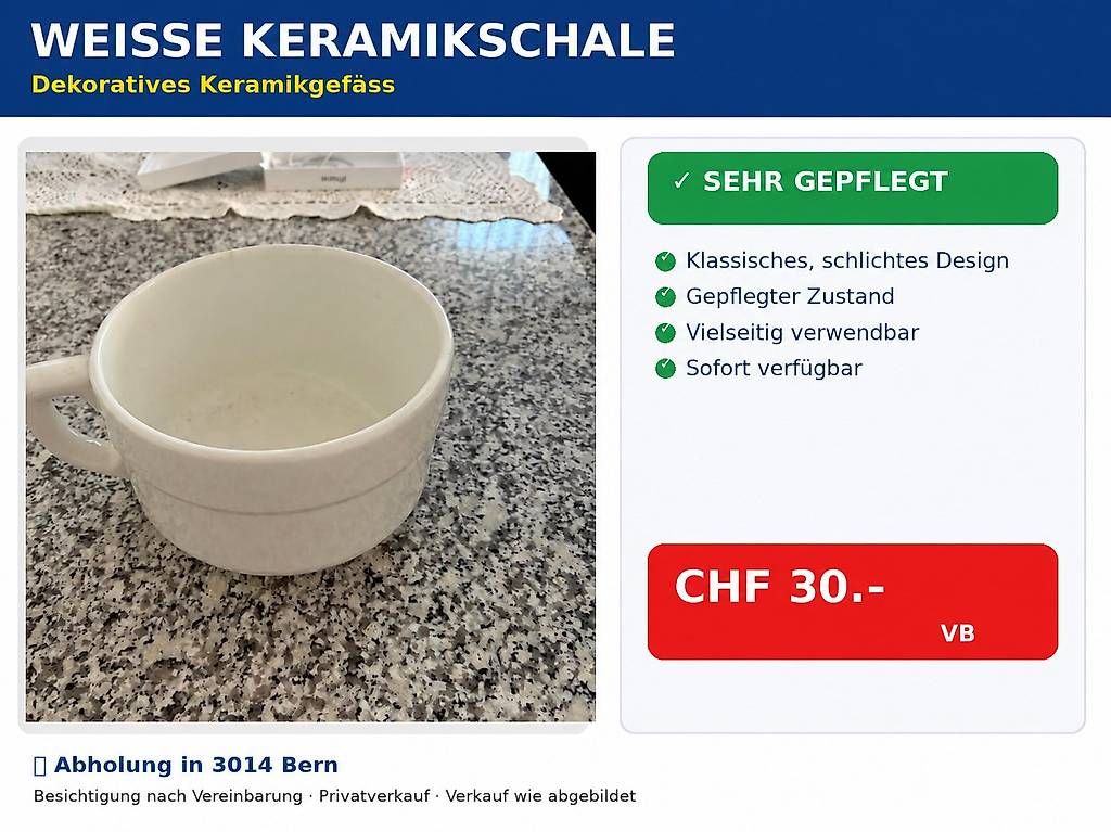 Vasi & Recipienti: 3 Keramikgefässe mit Bauernmalerei  – Usato da Bern venduto da ber_9gk6 2