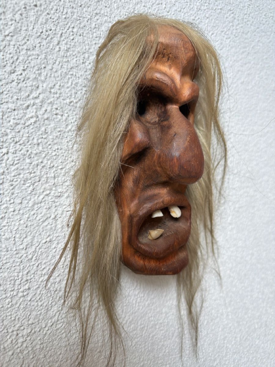 Sonstige Antiquitäten & Kunst: Lötschentaler Holzmaske  – Gebraucht aus Biberist von Momo33 1