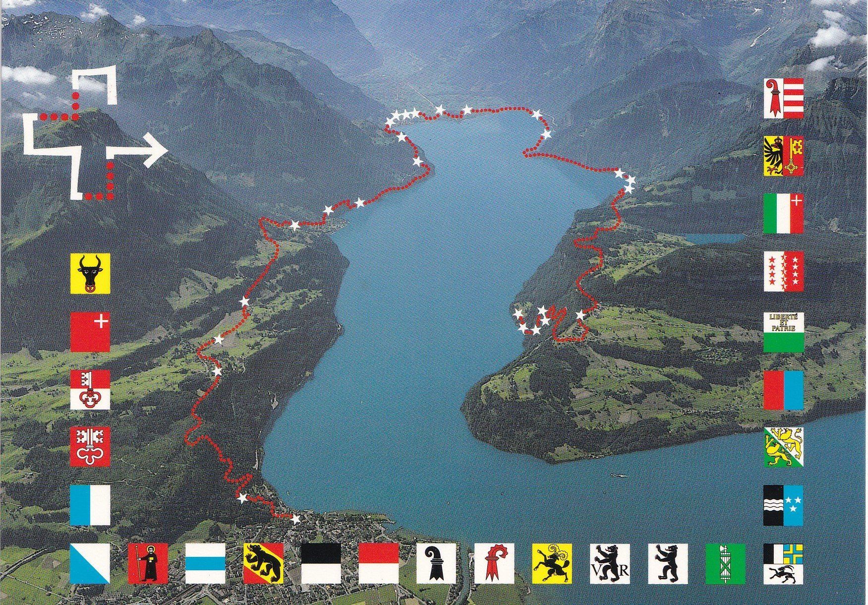Tutti i francobolli: 2x PTT Ansichtskarten Pro Patria "Weg der Schweiz" – Nuovo (secondo la descrizione) da Castione venduto da Rx-stamps