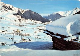 Sedrun GR // 1970 Skilift Milez mit Rueras Winter