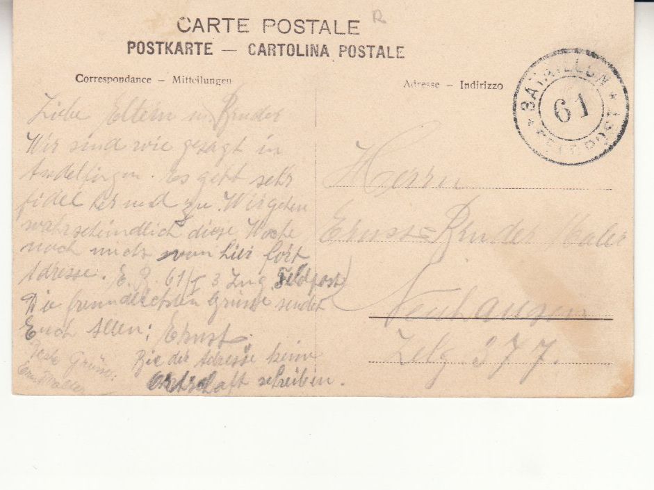 Cartoline postali: Andelfingen ca. 1915 – Usato da Bürglen TG venduto da StampGraf 1