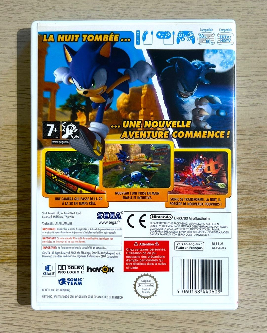 Nintendo Giochi: Sonic Unleashed Nintendo Wii – Usato da St. Gallen venduto da Alpine.Arcade 1