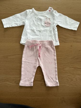 Staccato Baby Set Gr. 56 mit Häschen-Motiv Frühling