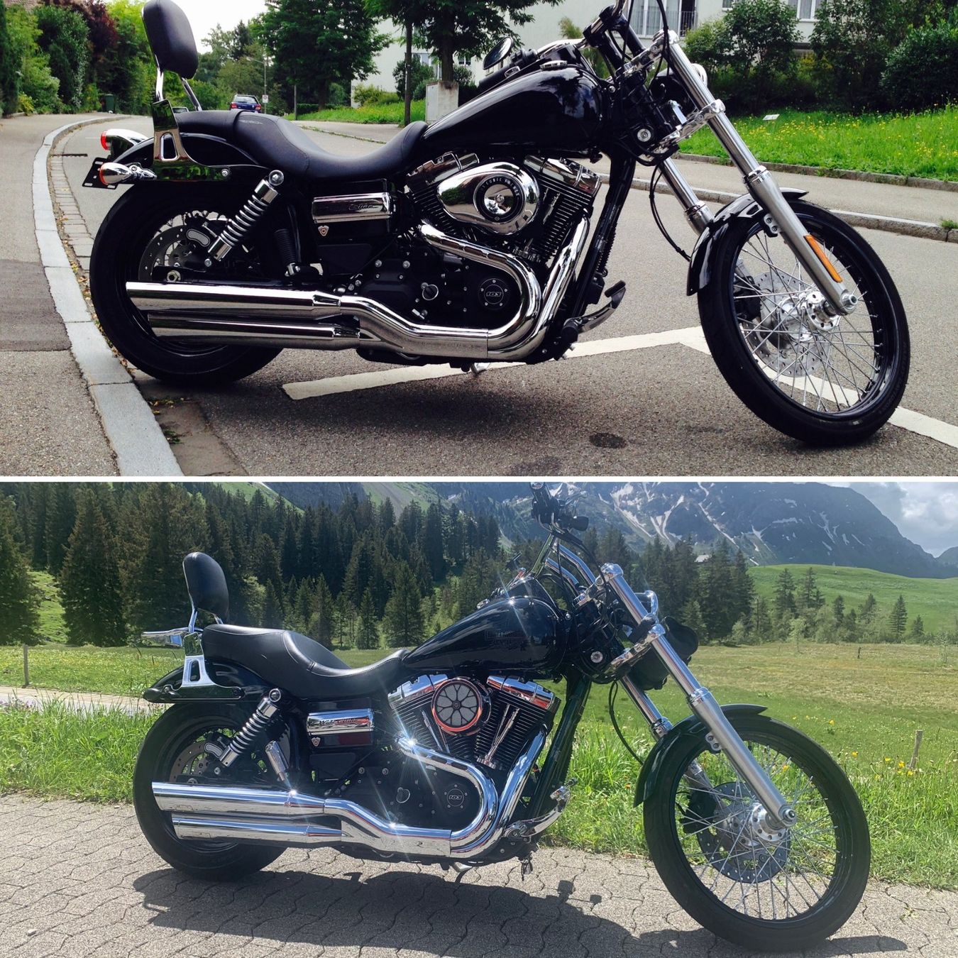 Harley-Davidson Chopper: Harley Davidson FXDWG Dyna Wide Glide 103cci – Usato da Winterthur venduto da forlinm