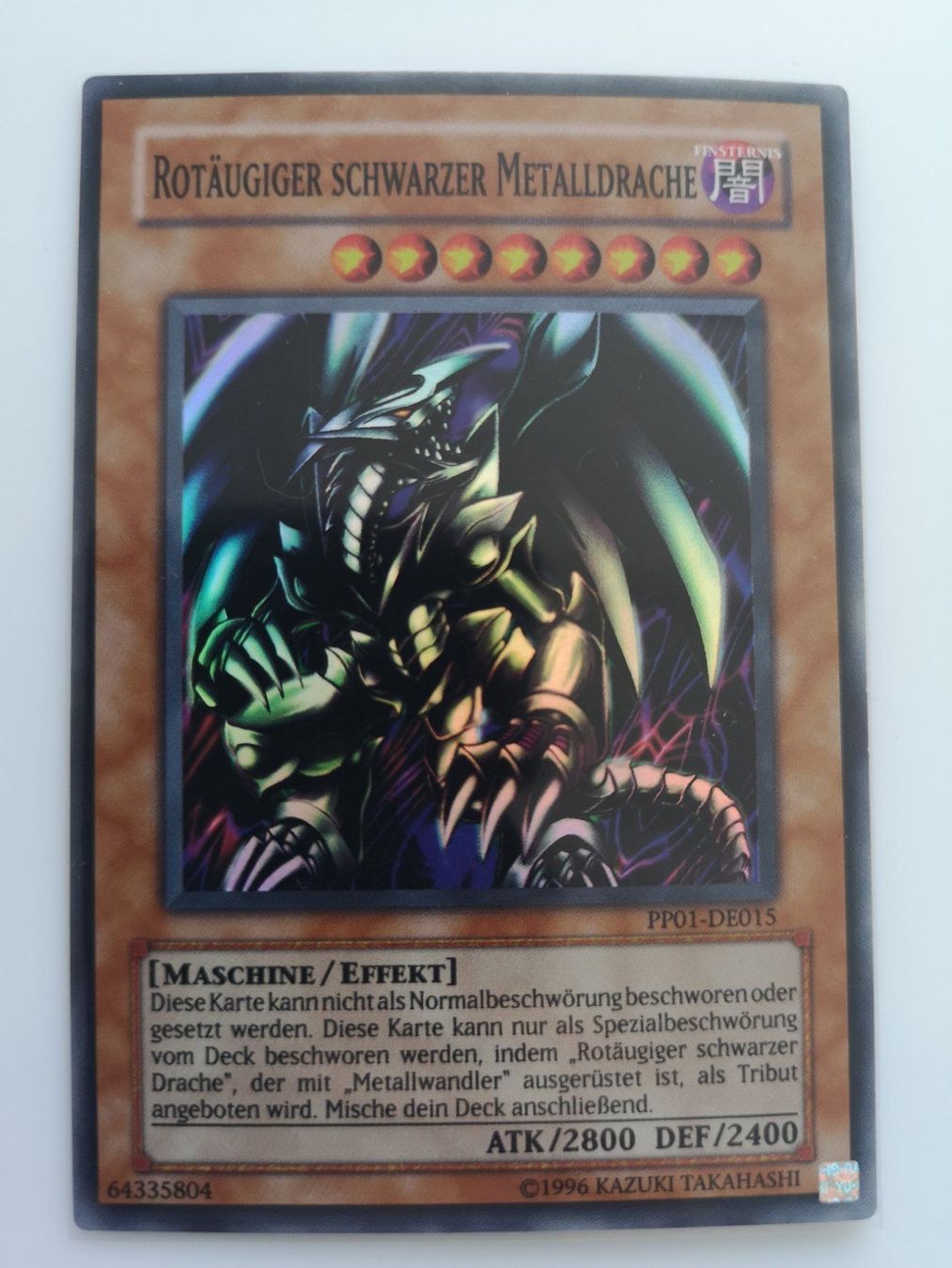 Yugioh Carte collezionabili: Rotäugiger Schwarzer Metalldrache Mint – Nuovo e nell'imballaggio originale da Boswil venduto da ShoppingCenterCity 2