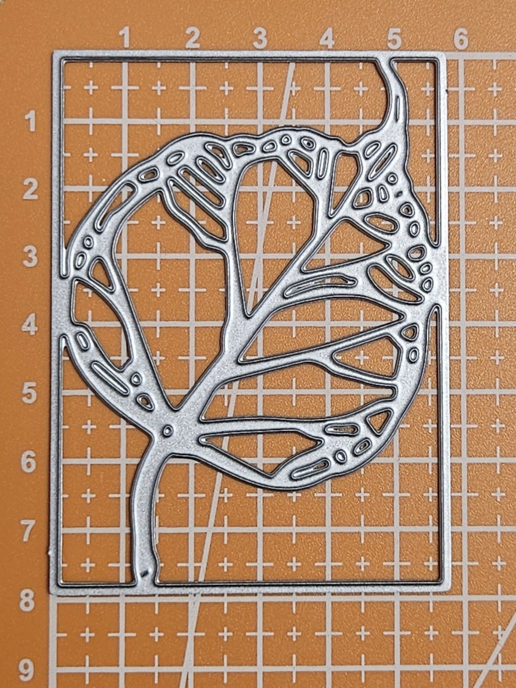 Sciablone: Stanzschablone Nr.1068, Blatt im Rahmen – Nuovo e nell'imballaggio originale da Gretzenbach venduto da Fliegepilz56 4