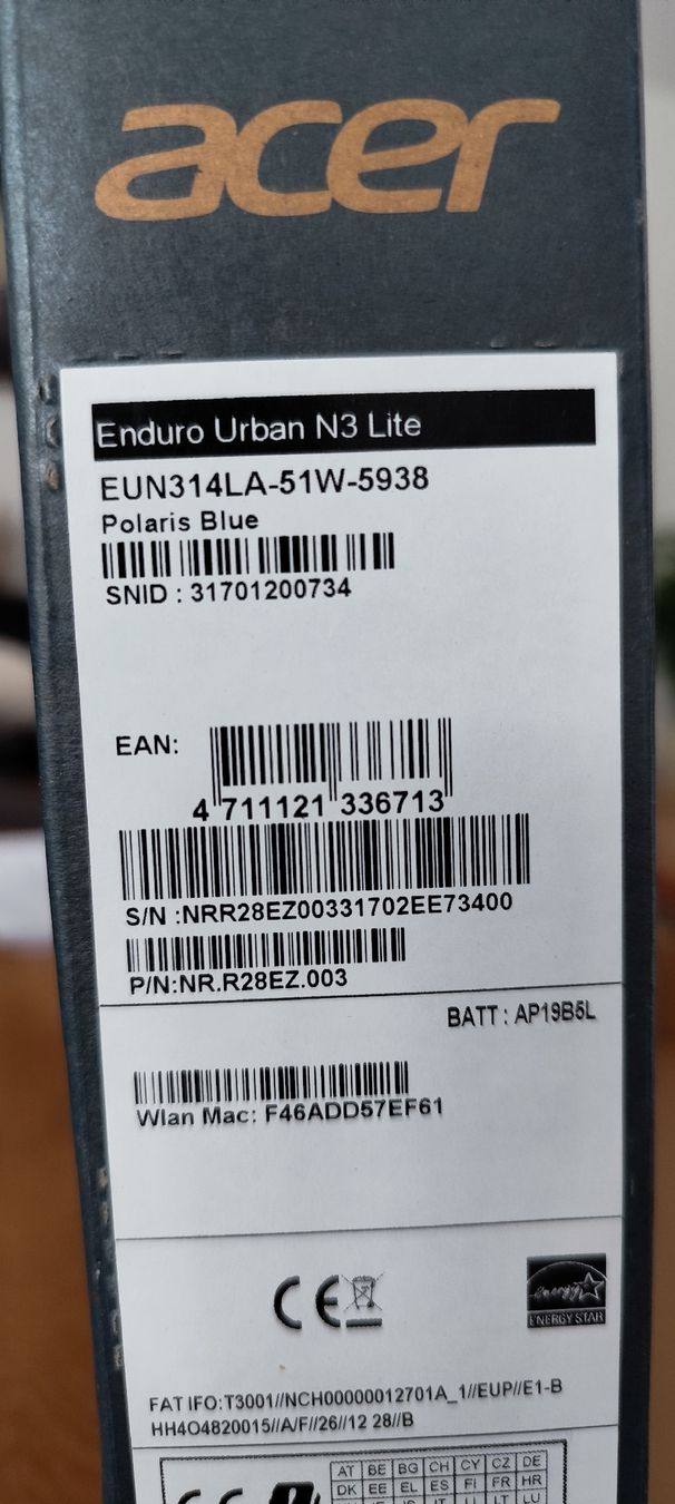 Acer Notebook: Acer Enduro Urban n3 Lite – Nuovo e nell'imballaggio originale da Kirchberg BE venduto da Mnilpferd 3
