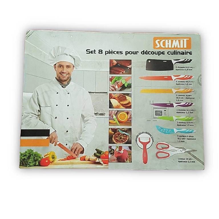 Set di posate: Set cuisine 8 pièces multi-couleur Schmit - NEUF – Usato da Châtelaine venduto da BONNE_AFFAIRE 3