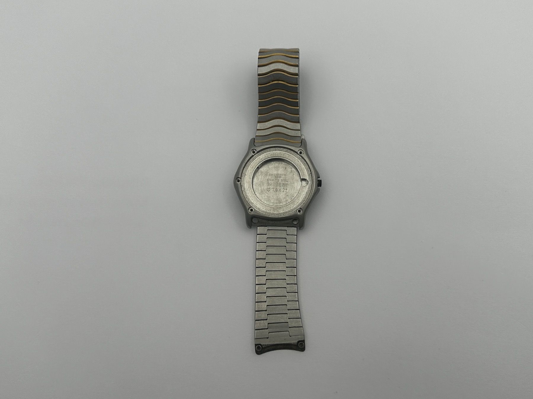 Ebel Uhren: Ebel Sport Classic Wave Gehäuse mit Band ref: 184909 – Gebraucht aus Brüttisellen von AlphaOmega05