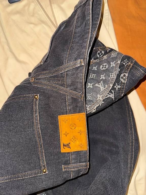 Jeans: Louis Vuitton Flower Carpenter Denim – Usato da Genève venduto da gae_5vrx 4