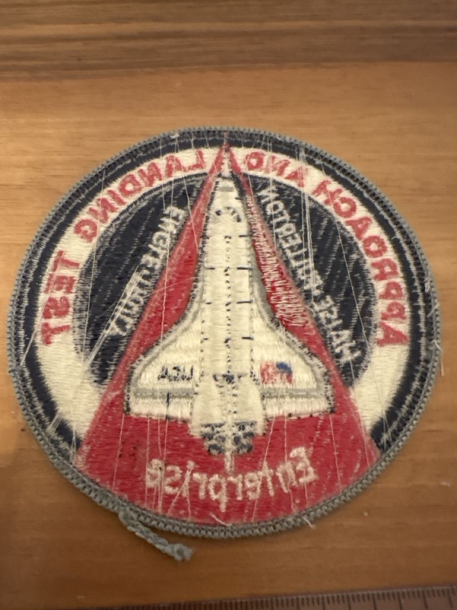 NASA Toppe: Patch Space Shuttle Enterprise Landungstest NASA – Usato da st.gallen venduto da Garagen_Verkauf 1